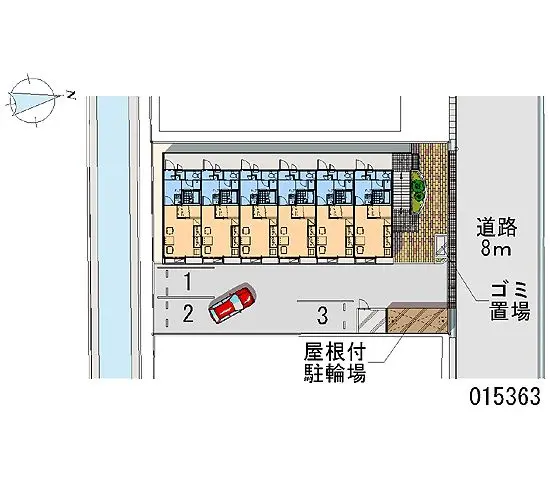 ★手数料０円★福山市南本庄 月極駐車場